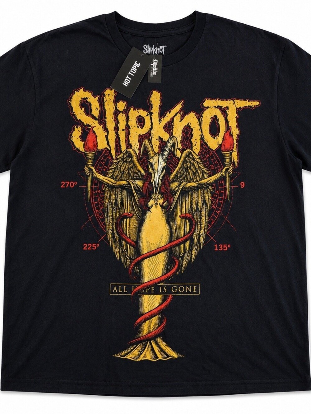 Slipknot All Hope Is Gone Angel Goat Graphic Tee Shirt 2XL NWT Double Sided